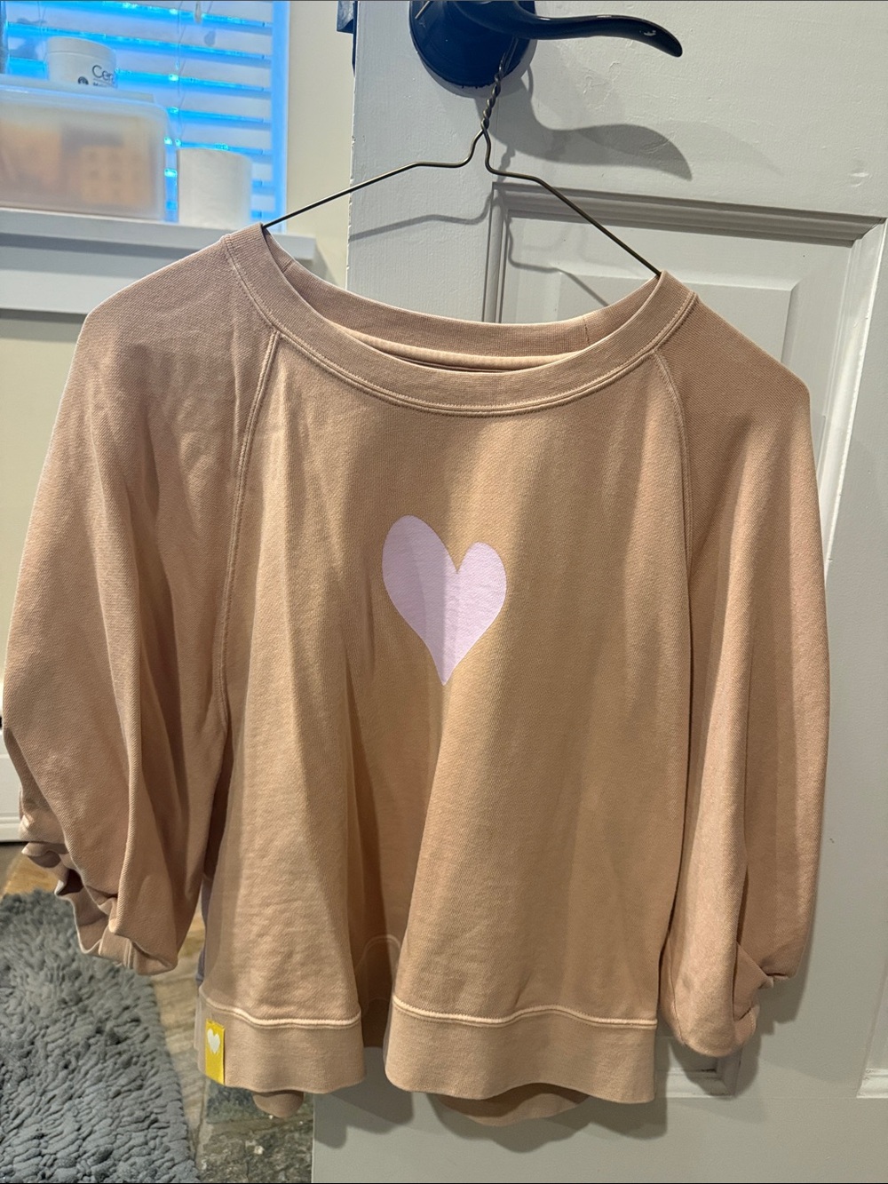 Kerri Rosenthal Sweatshirt with pink heart